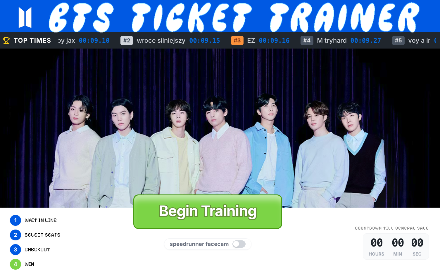BTS Ticket Simulator- Your AI Slop Bores Me